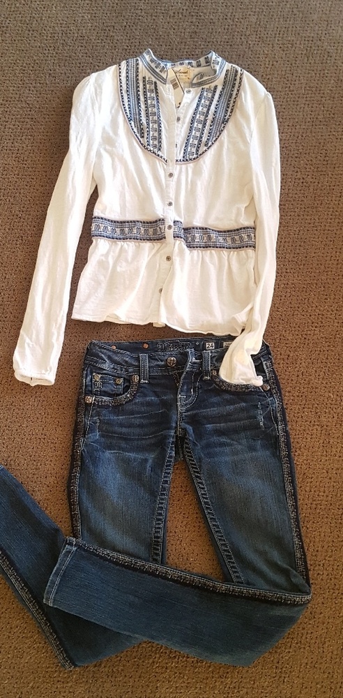 Miss Me jeans & Miss Me blouse